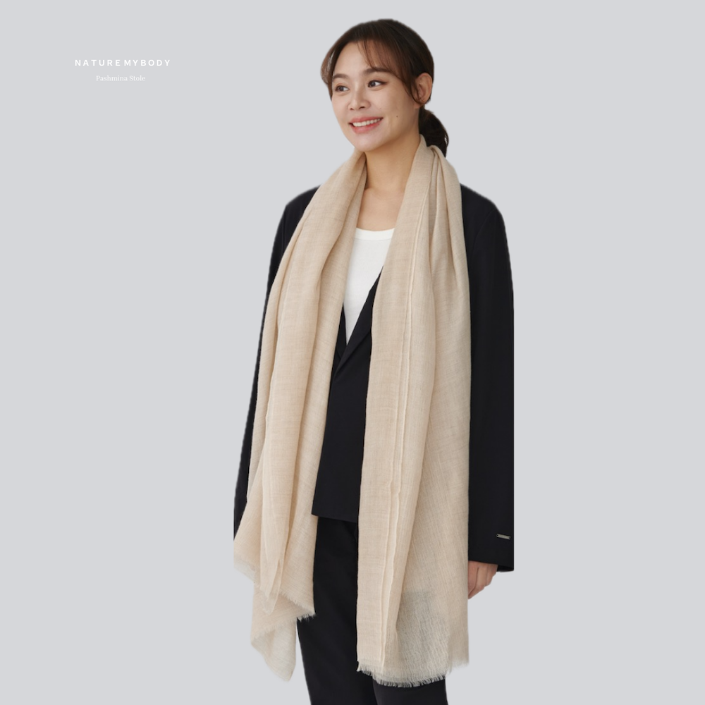 Sable Élancé Pashmina Y 型披肩 – 優雅的輪廓形塑