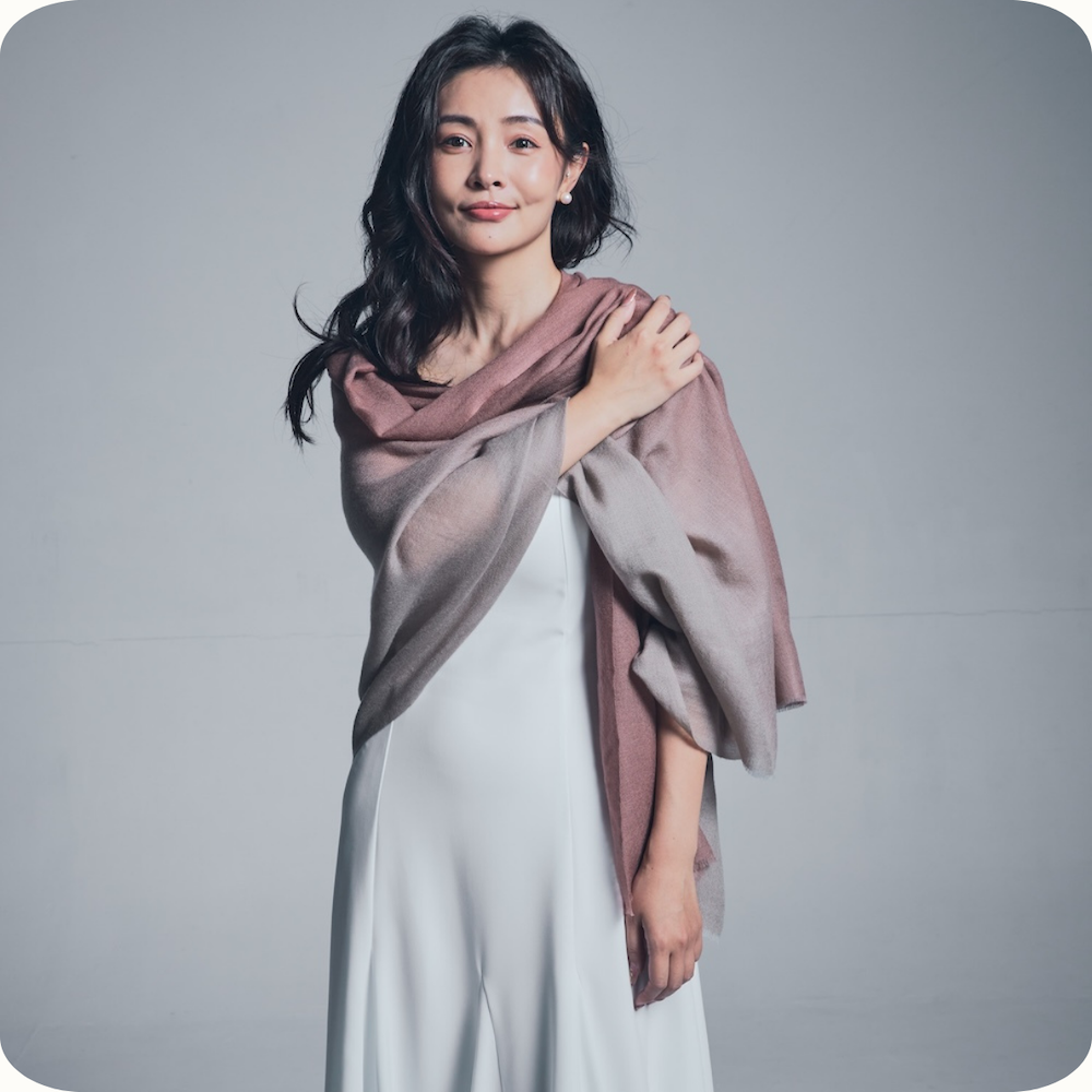 Brume de Mousse Pashmina 漸層披肩