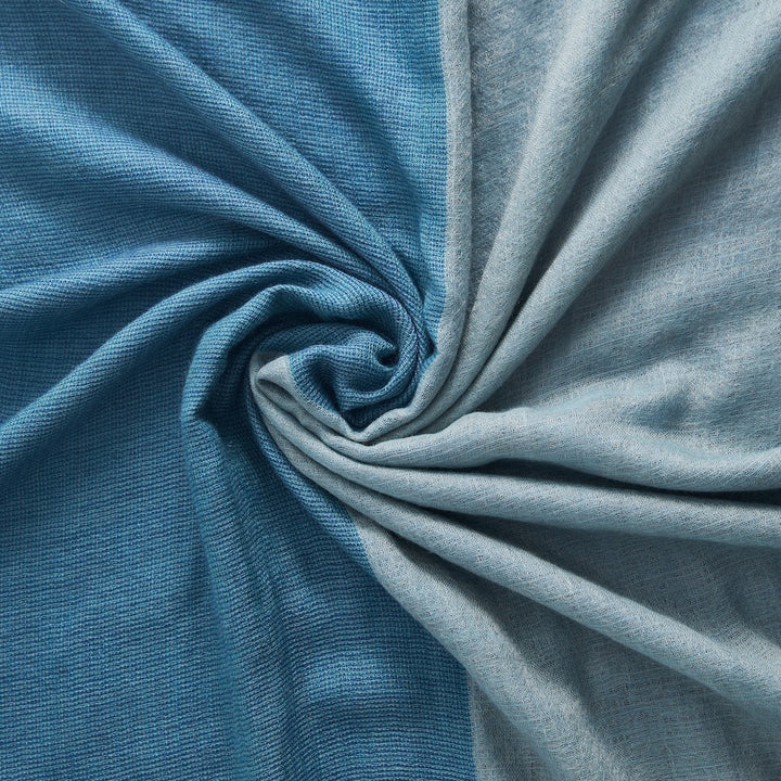 Bleu Élancé Pashmina Y 型披肩 – 優雅動感