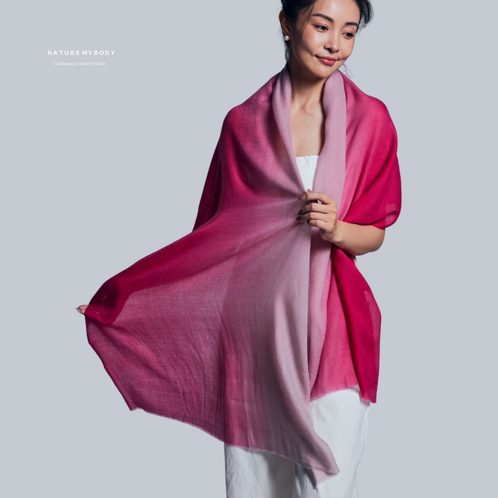 Rosée Sable 羊絨漸層披肩